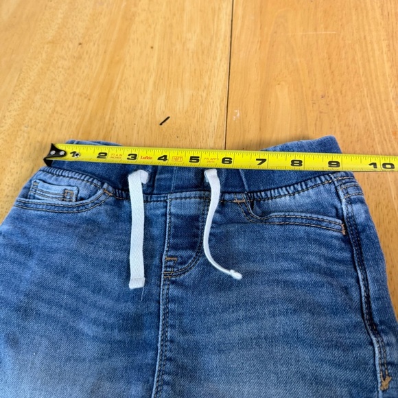 Gap Kids Pull On Denim Skirt, Size XS Blue With Strings - Picture 3 of 6